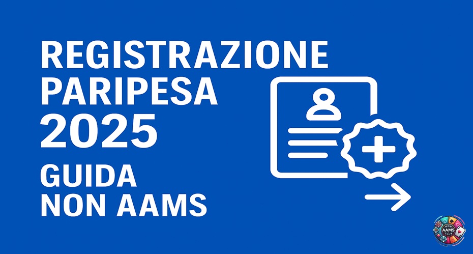 Procedura registrazione Paripesa 2025 per utenti italiani