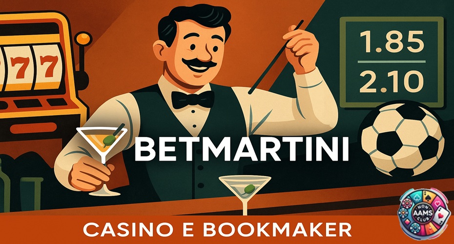 Betmartini Casino e bookmaker con bonus di benvenuto, quote competitive e giochi live