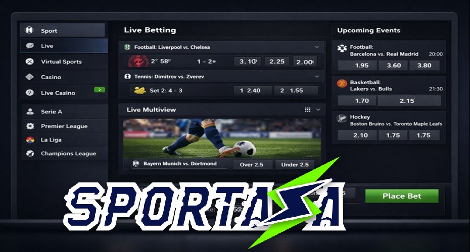 Scegliere Sportaza nel 2026: panoramica della piattaforma di scommesse sportive e live betting