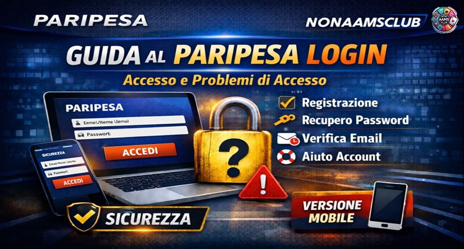Paripesa login: guida accesso, registrazione e recupero password per principianti