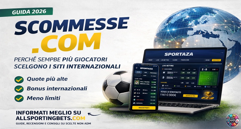 scommesse .com guida sobria ai siti internazionali con riferimento ad Allsportingbets
