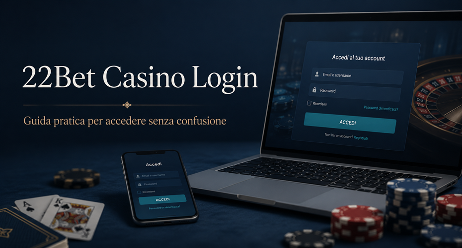 22Bet casino login guida pratica per accedere senza confusione