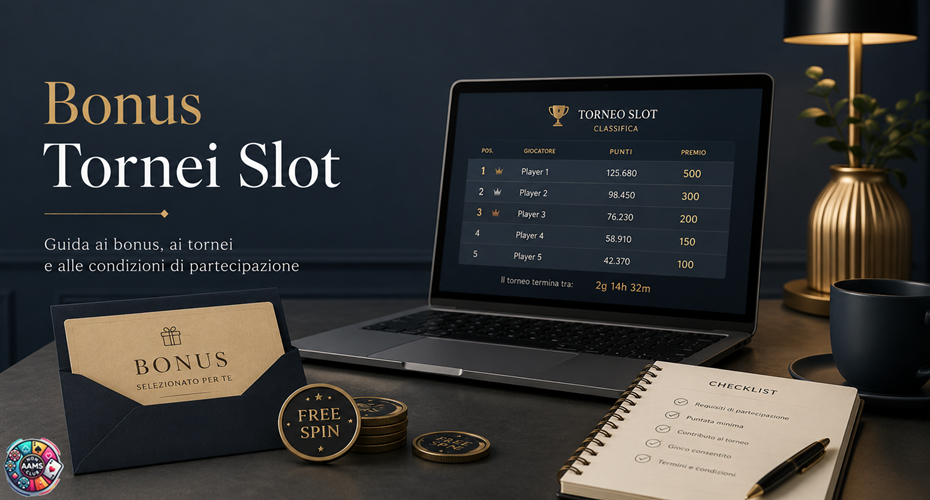 Bonus tornei slot con classifica premi free spin e condizioni da controllare