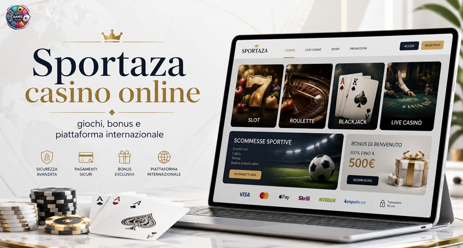 Sportaza casino online con slot, live casino, bonus, pagamenti sicuri e piattaforma internazionale