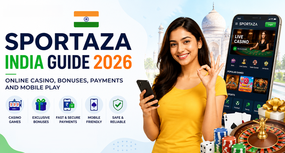 Sportaza India Guide 2026 con mobile casino, bonus, pagamenti e giochi online per principianti