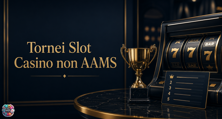 Tornei slot casino non AAMS con slot online, coppa premio e classifica