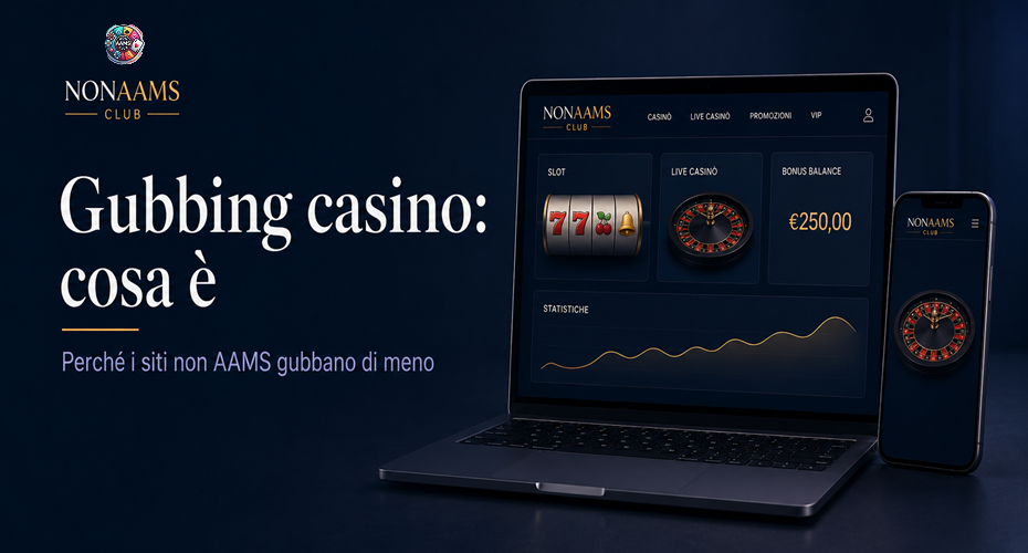Gubbing casino cosa è e perché i siti non AAMS gubbano di meno