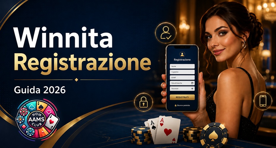 Winnita registrazione account e bonus 2026 su Nonaamsclub